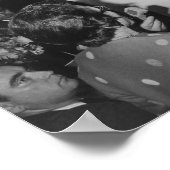 空軍で宣誓を行うLBJ ポスター (角)