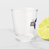 空軍のロゴ ショットグラス (左)