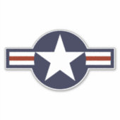 空軍のロゴ シール (正面)