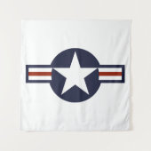 空軍のロゴ タペストリー (正面(横))