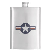 空軍のロゴ フラスク (正面)