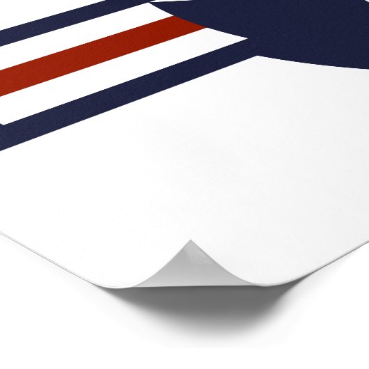 空軍のロゴ ポスター (角)