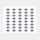 空軍のロゴ ラベル (シート)