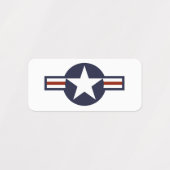 空軍のロゴ ラベル (デザイン2)