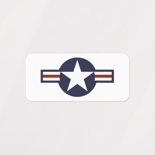 空軍のロゴ ラベル (デザイン2)