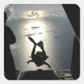 空軍の予備戦闘員 スクエアシール (正面)