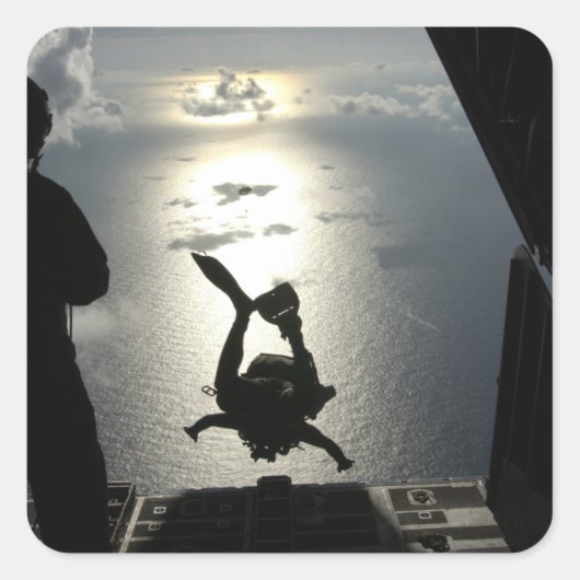 空軍の予備戦闘員 スクエアシール (正面)