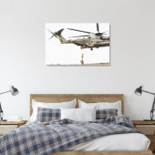 空軍の分隊が戦闘インサートを実施4 キャンバスプリント (インサイチュ (寝室))