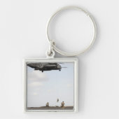 空軍の分隊が戦闘インサートを行う キーホルダー (正面)