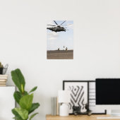 空軍の分隊が戦闘インサートを行う ポスター (ホームオフィス)