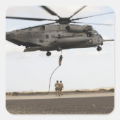 空軍の分隊戦闘機が戦闘用インサート3を実施 スクエアシール (正面)