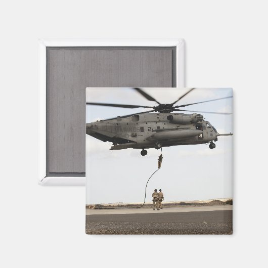 空軍の分隊戦闘機が戦闘用インサート3を実施 マグネット (正面/裏面)