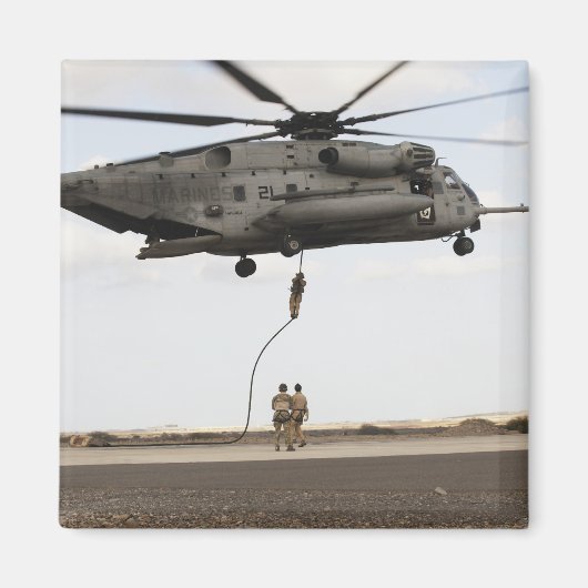 空軍の分隊戦闘機が戦闘用インサート3を実施 マグネット (正面)