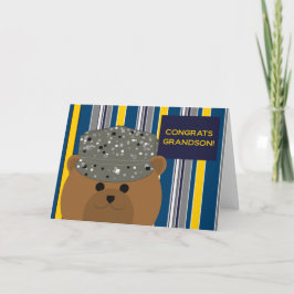 空軍の孫おめでとう カード