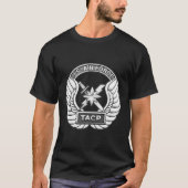 空軍の戦術的な空気制御パーティータックパッチUS Tシャツ (正面)