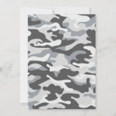 空軍の航空機パイロット誕生日 招待状 (裏面)