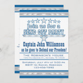 空軍は配置のパーティの招待状を離れて送ります 招待状 (正面/裏面)