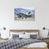 空軍イタリアンAMX戦闘機 キャンバスプリント (インサイチュ (寝室))