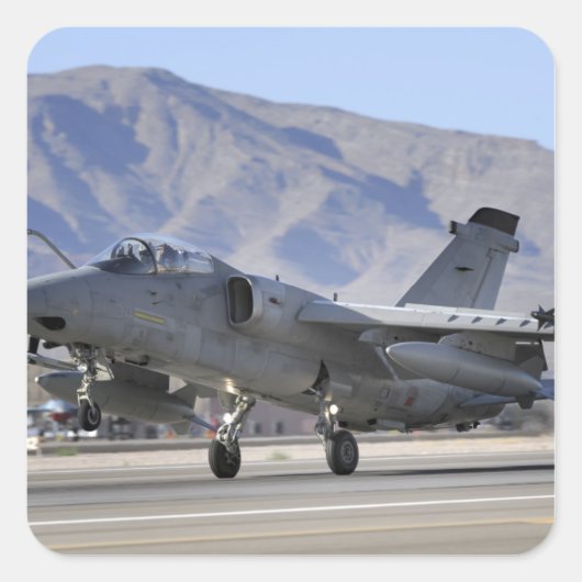 空軍イタリアンAMX戦闘機 スクエアシール (正面)