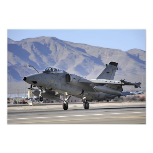 空軍イタリアンAMX戦闘機 フォトプリント (正面)