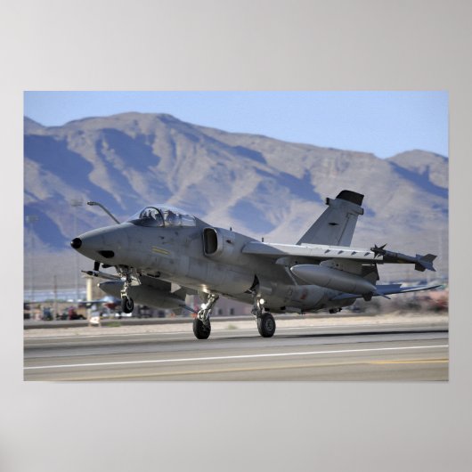 空軍イタリアンAMX戦闘機 ポスター (正面)