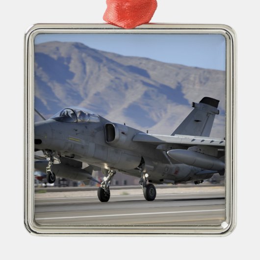 空軍イタリアンAMX戦闘機 メタルオーナメント (正面)