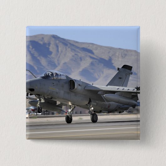 空軍イタリアンAMX戦闘機 缶バッジ (正面)