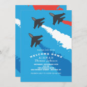 空軍ウェルカムホームパーティー 招待状 (正面/裏面)