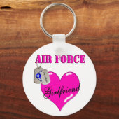 空軍ガールフレンドのキーチェーン キーホルダー (正面)