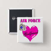 空軍ガールフレンドPin 缶バッジ (正面&裏面)