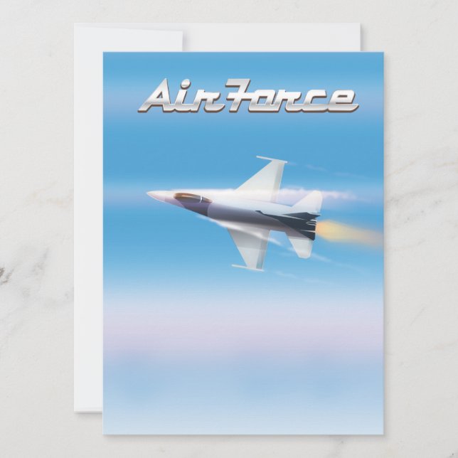 空軍ジェットポスター (正面)