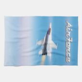 空軍ジェットポスター キッチンタオル (横)