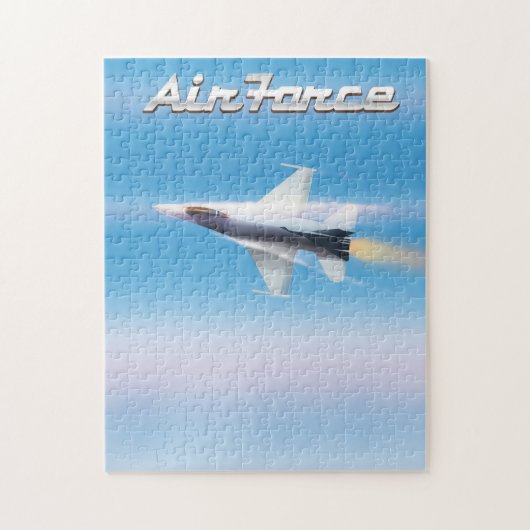 空軍ジェットポスター ジグソーパズル (縦)