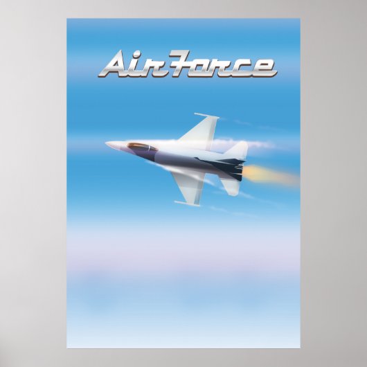 空軍ジェットポスター ポスター (正面)