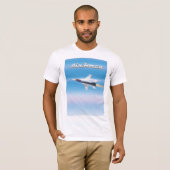 空軍ジェットポスター Tシャツ (正面フル)