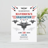 空軍ジェット戦闘機パイロット卒業 招待状 (スタンド正面)