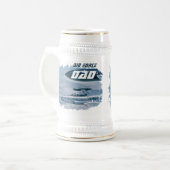 空軍パパのマグ ビールジョッキ (正面左)