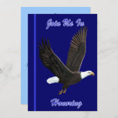 空軍マスター・マーサー・サージェント招待状 招待状 (正面/裏面)