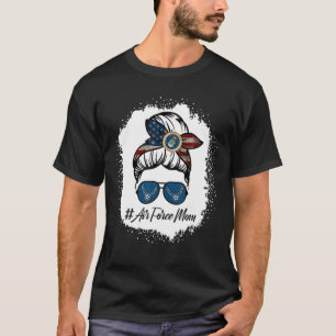 空軍ママメッシーバンサングラス軍隊ママmo tシャツ
