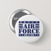 空軍ママ 缶バッジ (正面&裏面)