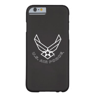 空軍ロゴ-黒 BARELY THERE iPhone 6 ケース