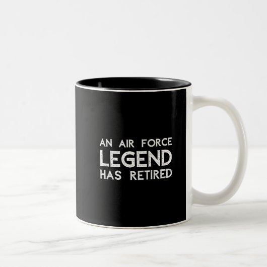 空軍伝説退職した ツートーンマグカップ (右)
