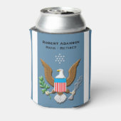 空軍務パーソナライズされた務 缶クーラー (缶裏面)