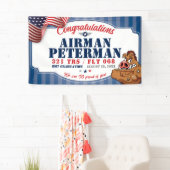 空軍卒業321 TRSワーストッグスマスコット3x5' 横断幕 (インサイチュ)