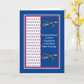 空軍基本研修卒業カード カード (黄色い花)