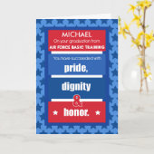 空軍基本訓練ペルソナリスレッド、ホワイト、Bl カード (黄色い花)