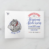 空軍基本訓練326ブルドッグ卒業 カード (内部)