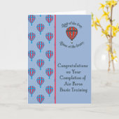 空軍基礎訓練用おめでとうカード カード (黄色い花)