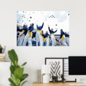 空軍士官学校の卒業生 ポスター (ホームオフィス)