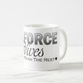 空軍妻のマグ コーヒーマグカップ (正面右)